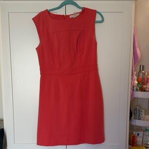 LOFT Coral Mini Dress